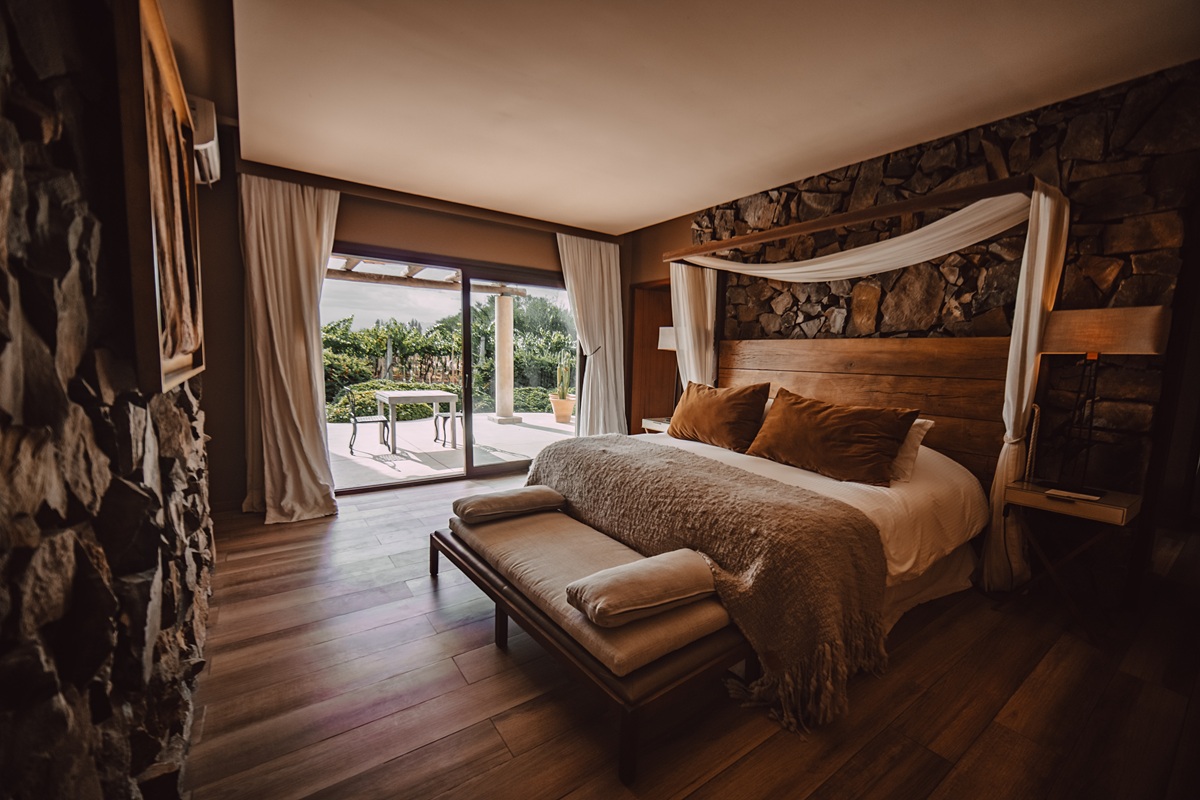 All rooms at Awasi Mendoza feature a fireplace, hot tub and private pool. Each villa boasts an exclusive terrace, strategically positioned to deliver spectacular sunset views over the Andes, One of the Best Luxury Hotels in Mendoza, Argentina