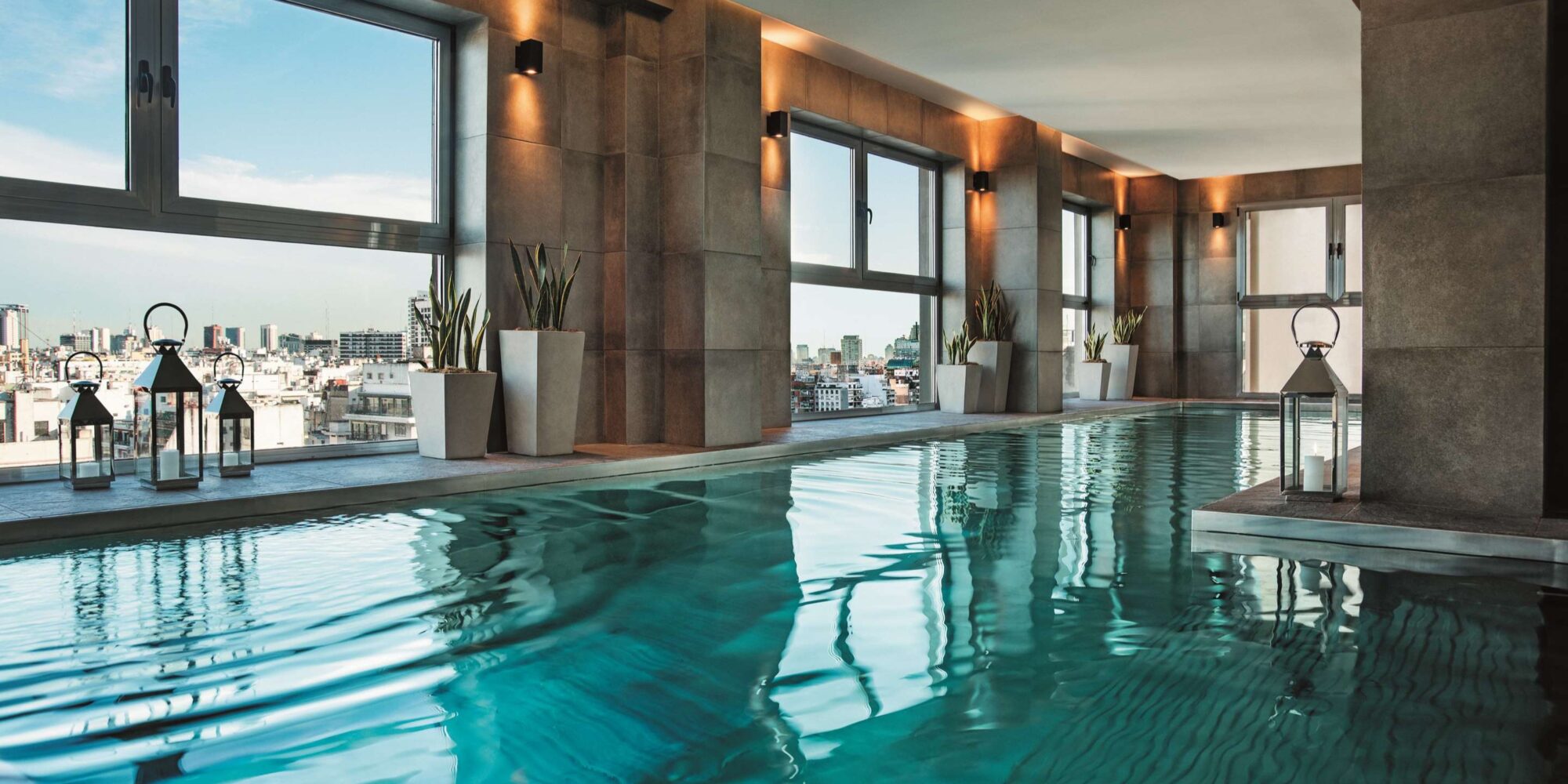 An image of an indoor pool at Alvear Palace Hotel, Argentina. An image of an indoor pool at Alvear Palace Hotel, Argentina.